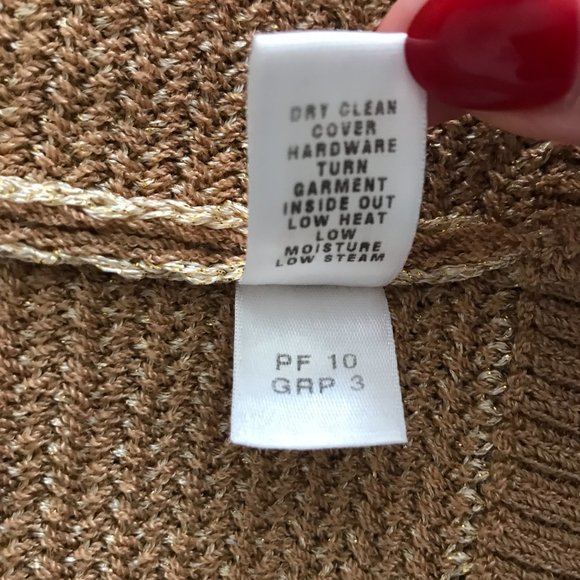 St. John Knit jacket cardigan Golden thread - Picture 12 of 16